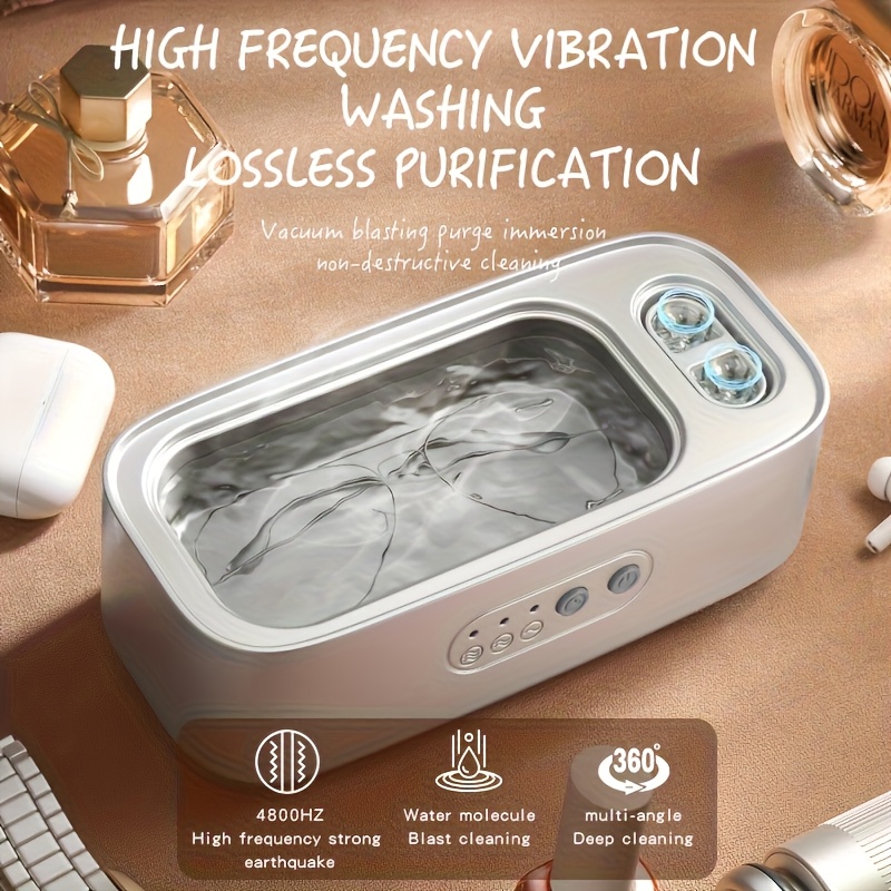 multi-  cleaning machine, braces cleaner, high-frequency vibration cleaning machine, deep cleaning portable, usb charging, suitable for cleaning glasses, jewelry,  , watches, braces, dentures, jewelry,   blades 0