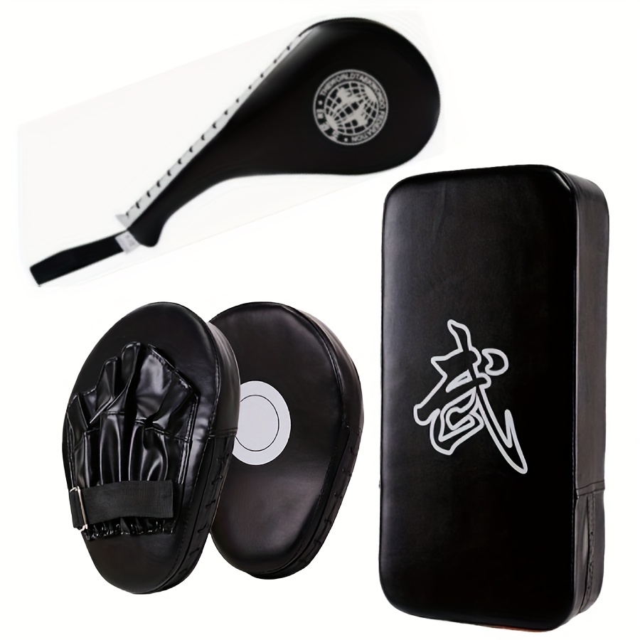 Yobenki 4pcs Set Of Boxing Pads, Training Hand Pad, Curved Focus Boxing Pad Training Hand Pad, Glove Training Focus Pad, Used For Taekwondo, Karate, Muay Thai, Martial Arts Boxing Pad