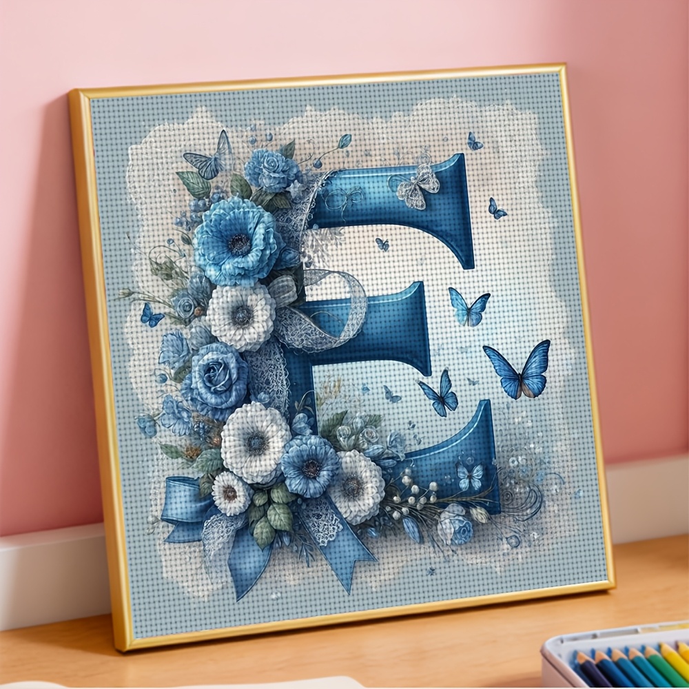 Complete DIY Cross-Stitch Frameless Embroidery Kit