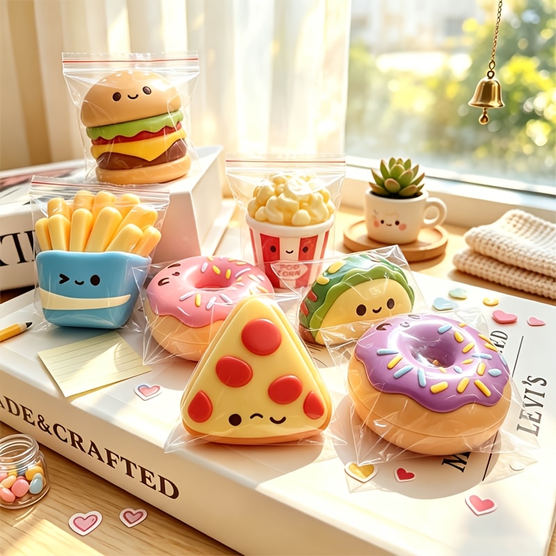 5/10/15pcs Creative Simulation Food Rebound Set