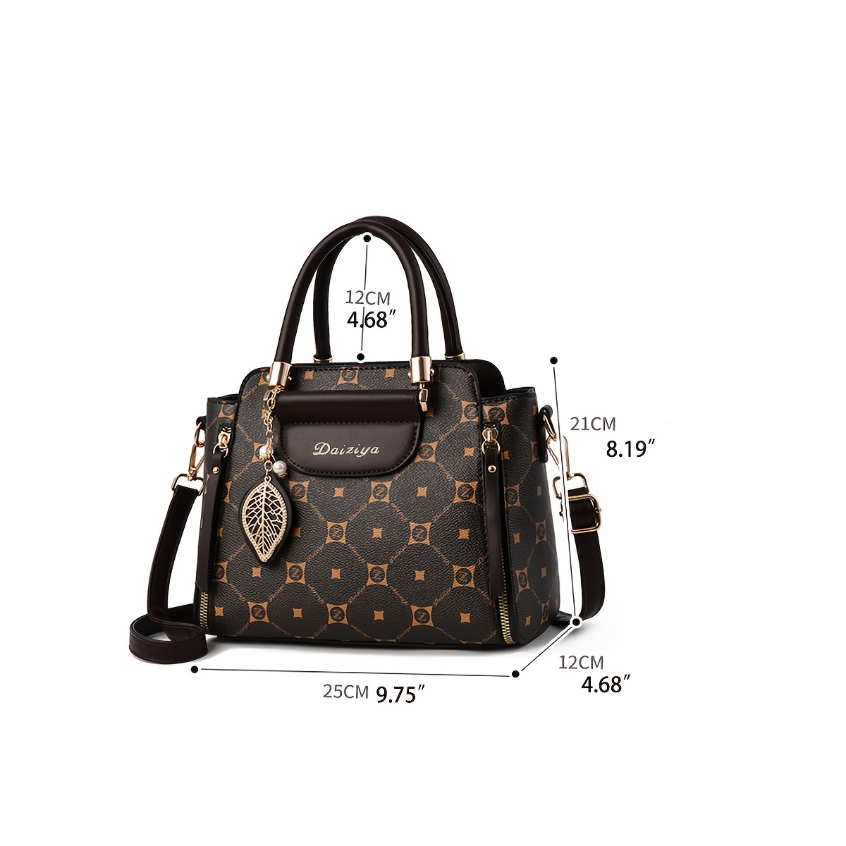 Sac de haute qualité avec pendentif, sac à grande capacité imprimé pour femmes, nouveau tendance, cadeau d