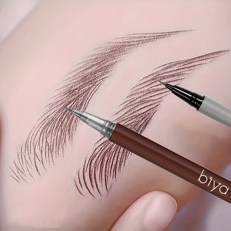 

0.01mm Ultra-fine Eyebrow Pencil, Waterproof Sweatproof, Liquid Brow Pen, Long-lasting Natural Makeup Look