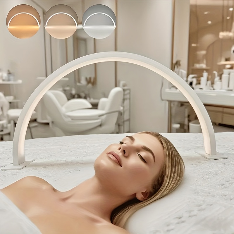 1 pack led nail lamp led eyelash lamp half moon lamp facial   moon lamp beautician technology lamp for gel polish   tattoo ideal for salon   white Product details 2