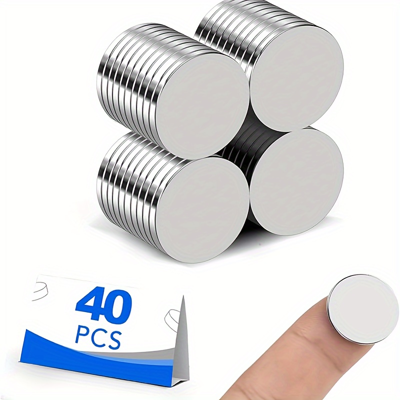 

40pcs Of Neodymium Magnets, Metal, 18*2mm Round Disc Magnets, Suitable For Refrigerator Magnets.