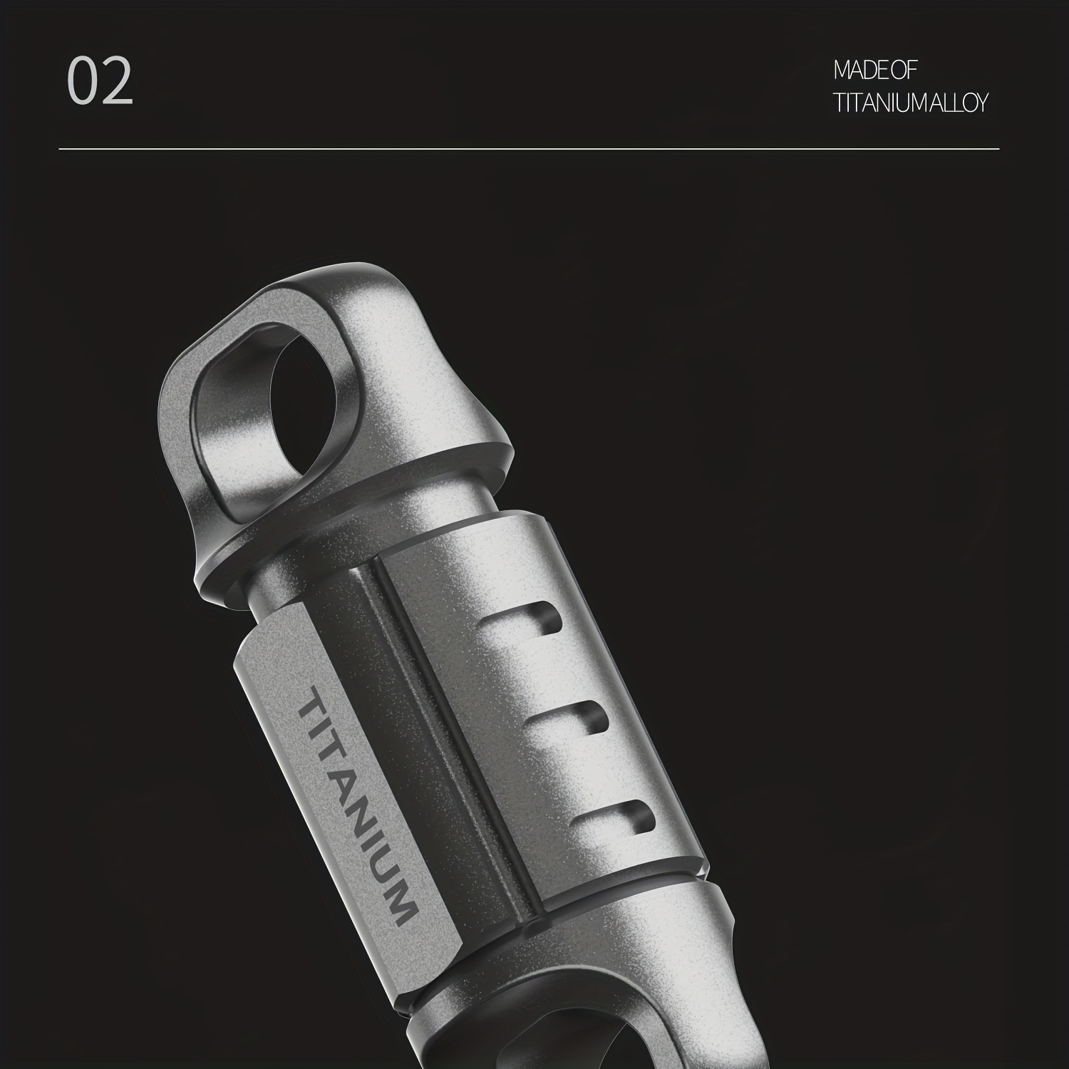 Titanium Alloy Quick-Release Keychain with a Rotating Connector And Magnetic Clasp, EDC Tool Gift, Fishing Gear Magnet, Lightweight Magnetic Keychain Pendant, Portable Belt-Mounted Keyring Gift Suitable for Outdoor Adventures