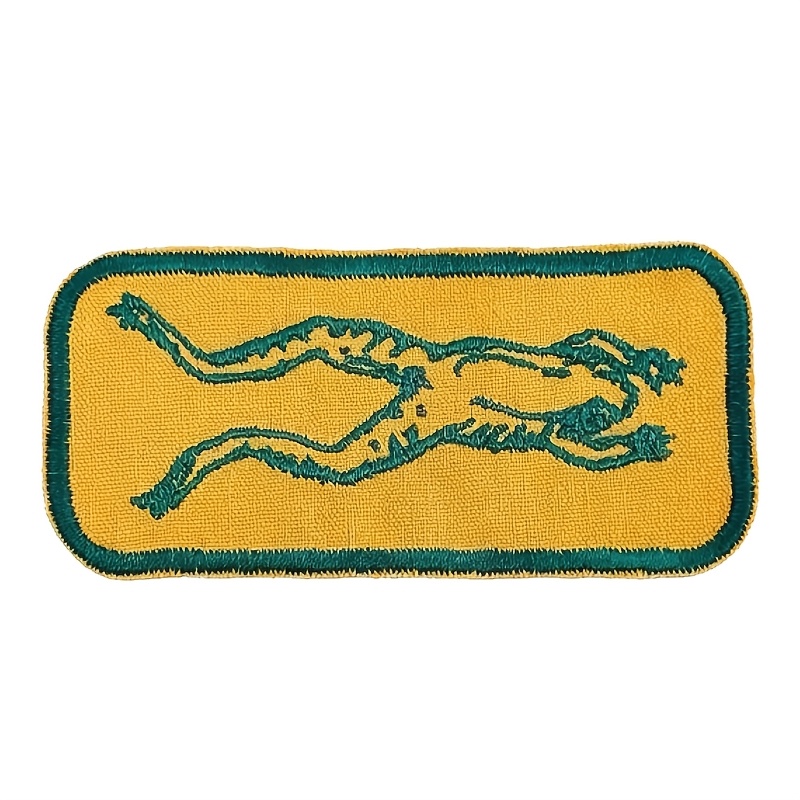 TEMU 1pc Jumping Frog Vintage Style Iron On Patch