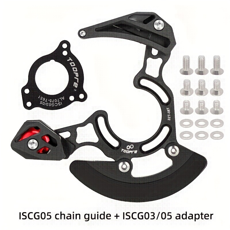 Toopre Mountain Bike Single Disc Chain Guide Dh Soft Tail Chain Protector 32t-38t Tooth Disc Chain