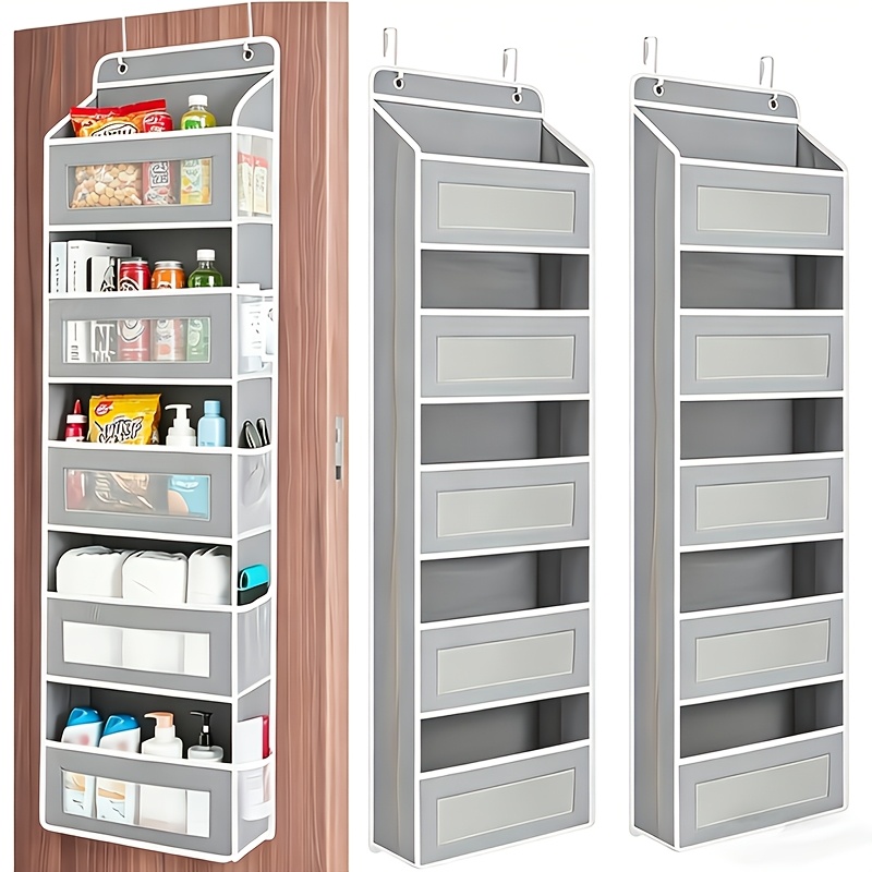 five tier hanging storage box large capacity multi layer hanging organizer anti tip durable structure ideal gift for halloween and christmas   suitable for bedroom bathroom and pantry storage