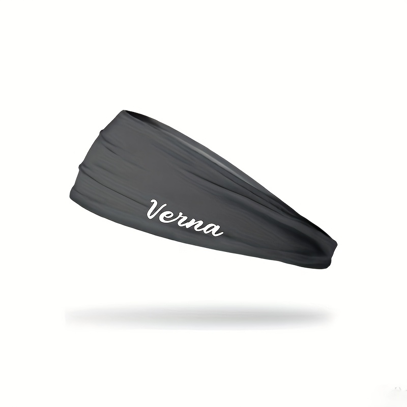 TEMU A Personalized Sports Yoga Headband, Customizable Name Sweatband, Suitable For Men And Women, Running And Fitness Headbands, Elastic Hair Bands,