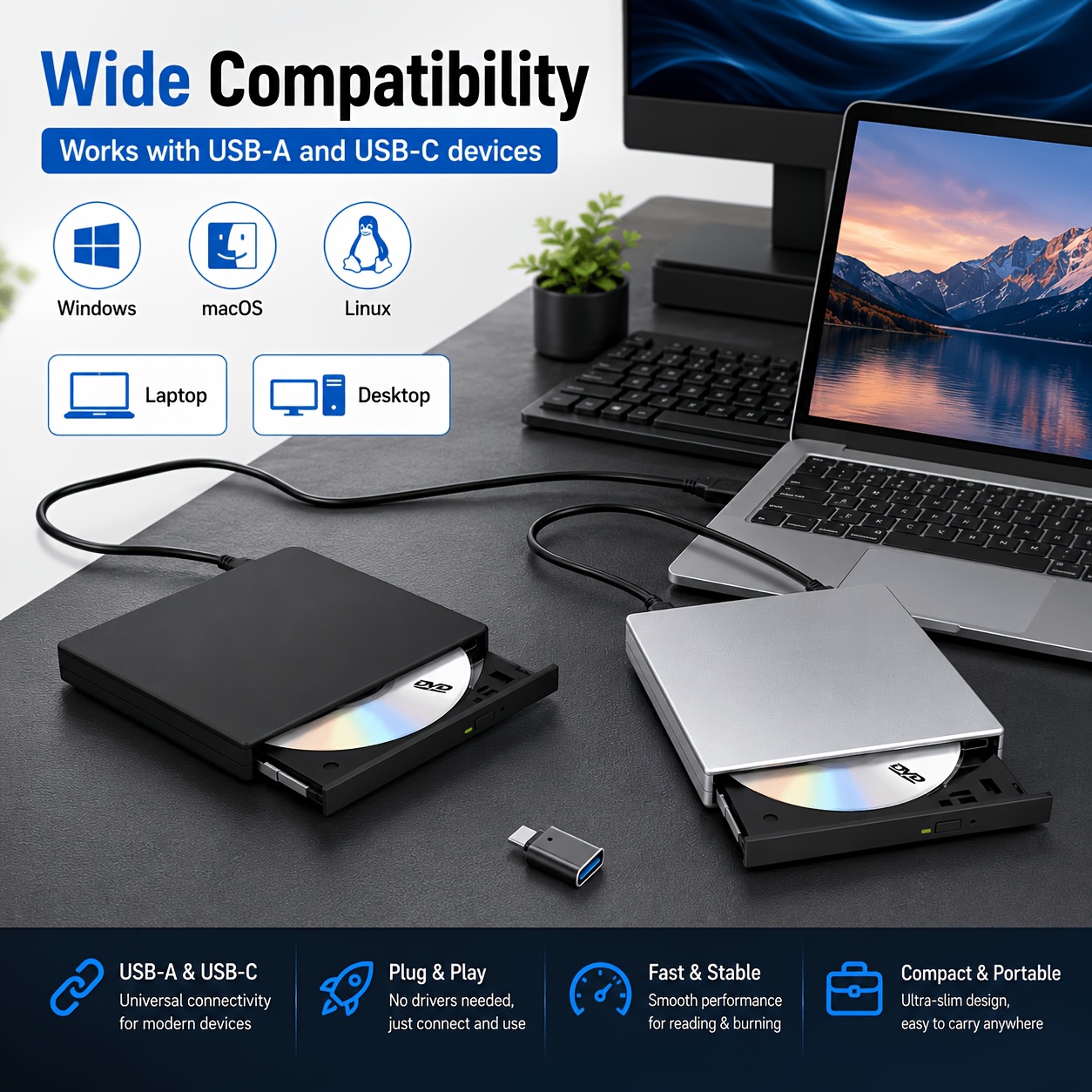 dvd cd drive sold on Temu United States