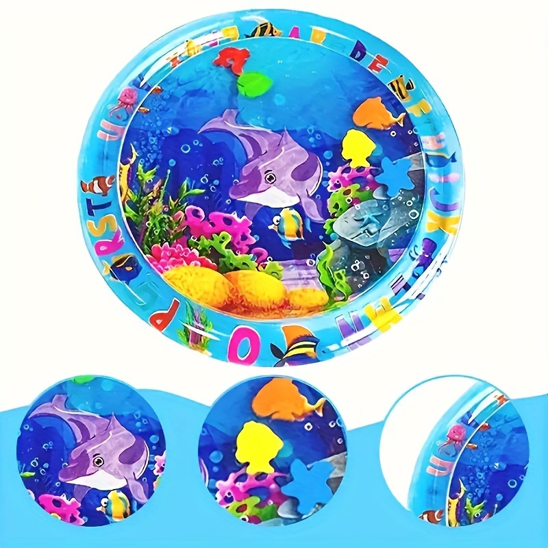 

Inflatable Water Mat, Water Play Mat, Toy Activity Mat, Aquarium Mat, Promotes Motor And Sensory Development, Growth Gift Through Game Sensory Stimulation