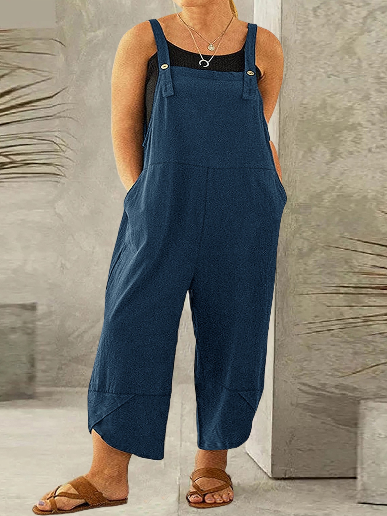 item picture plus size plus size womens spring autumn jumpsuit strappy style