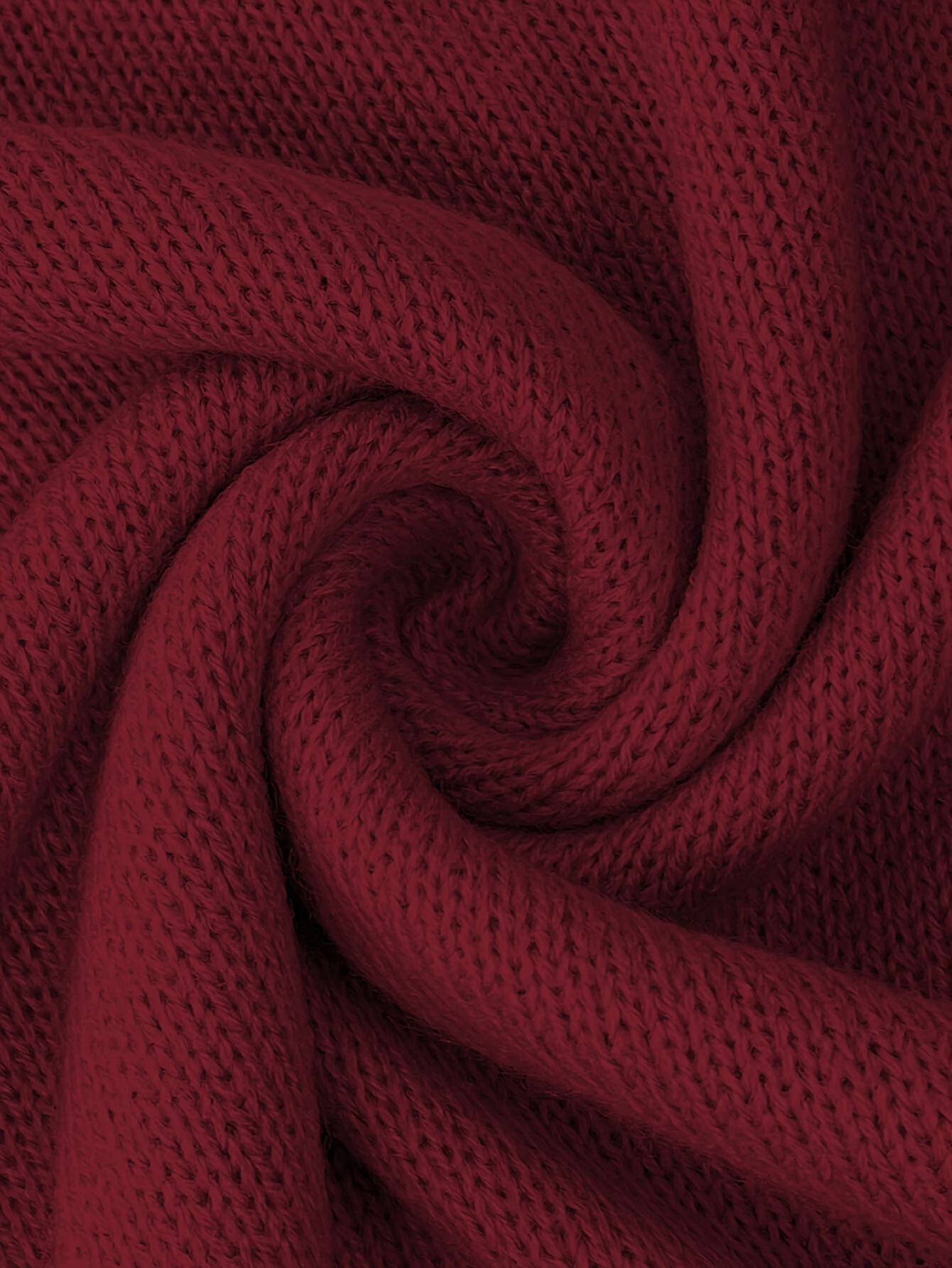 Plus Size Damen Outfit mit braunem Colorblock Sweater und Hose – Rundhals, Langarm, Stretch