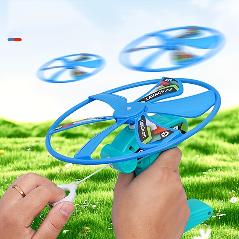 spinning saucer toys outdoor sports toys large string spinning saucer 1 transmitter and two   family interactive outdoor flying toys Product details 3