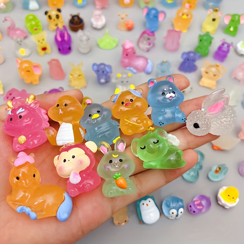 

A Set Of 22 Animal Blind Bags - Plastic Handmade Pendants, Perfect Gifts For Girls, Abs Resin, Collectible Blind Bag Party Favors, Suitable For Diy Crafts And Decorations, For 14 And Up.