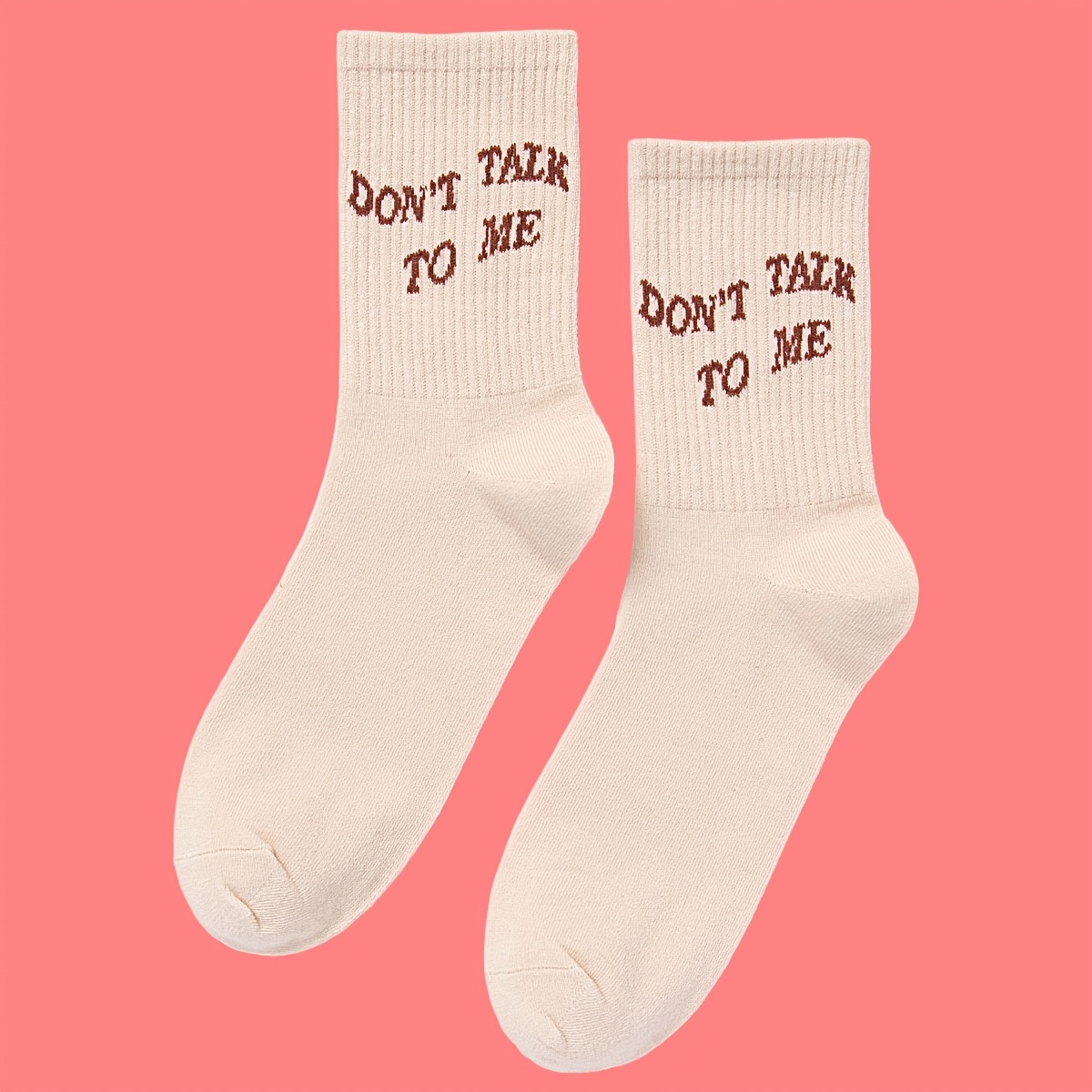 TEMU 1 Pair Socks Crazy Socks Graphic Socks Funny Socks For Women Men Fun Socks For Party Gift Socks For Friend Socks For Party Costume Cute Socks