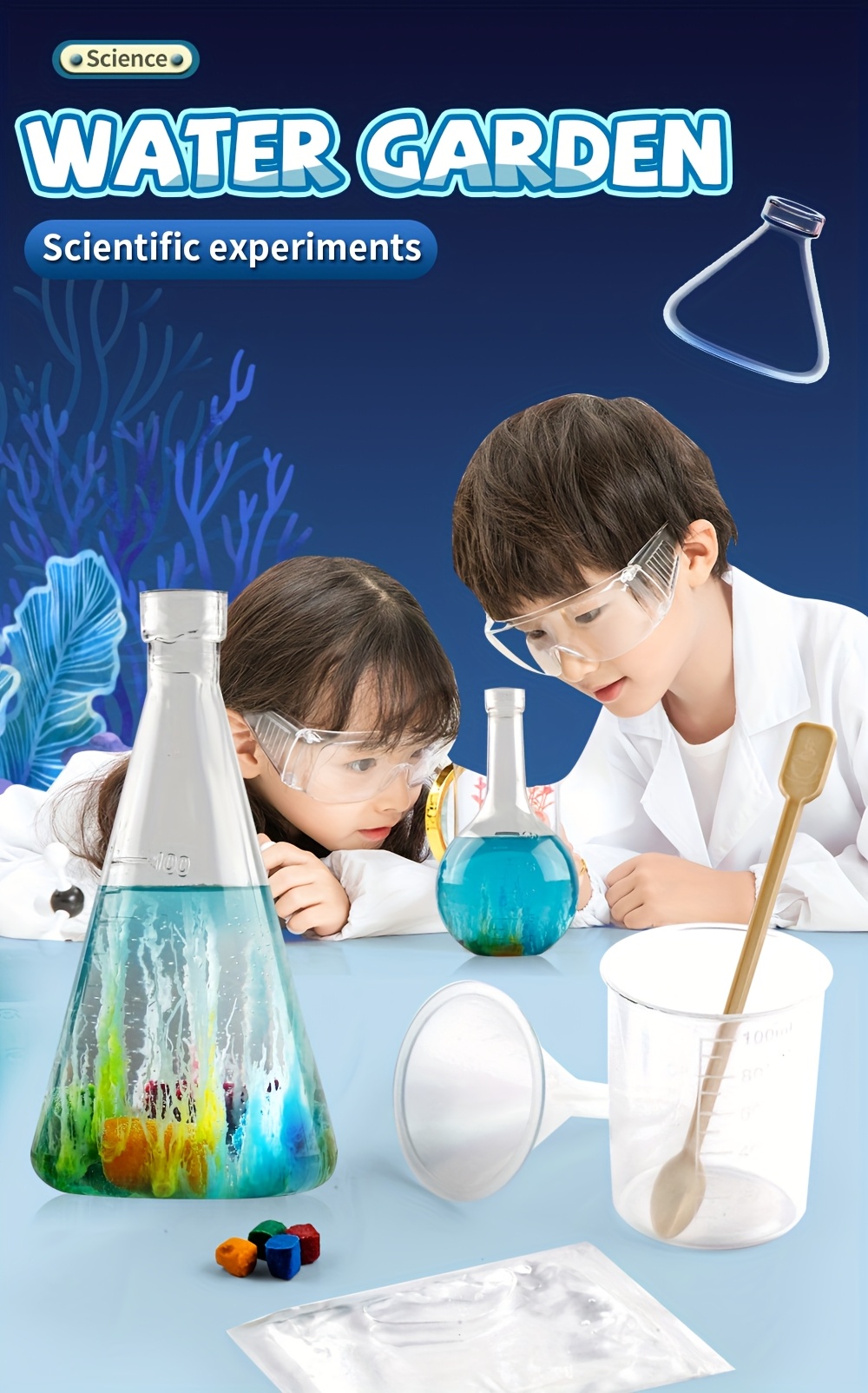 Water Garden Experiment Educational And Entertaining Toy Diy   Experiment Kit   Colors Are Random A   Gift   Halloween And Christmas Presents Product Details 0