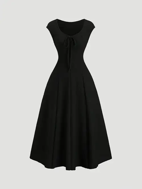 black dress long sold on Temu United States black dress long sold on Temu United States