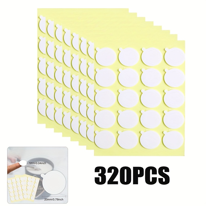 Image of Round Candle Wick Stickers, 20mm/0.79in, Diy Double-sided Tail Adhesive For Wax Wicks And Candle Making, Candle Making Supplies, Wick Attachment, Peeloff Paper Backing
