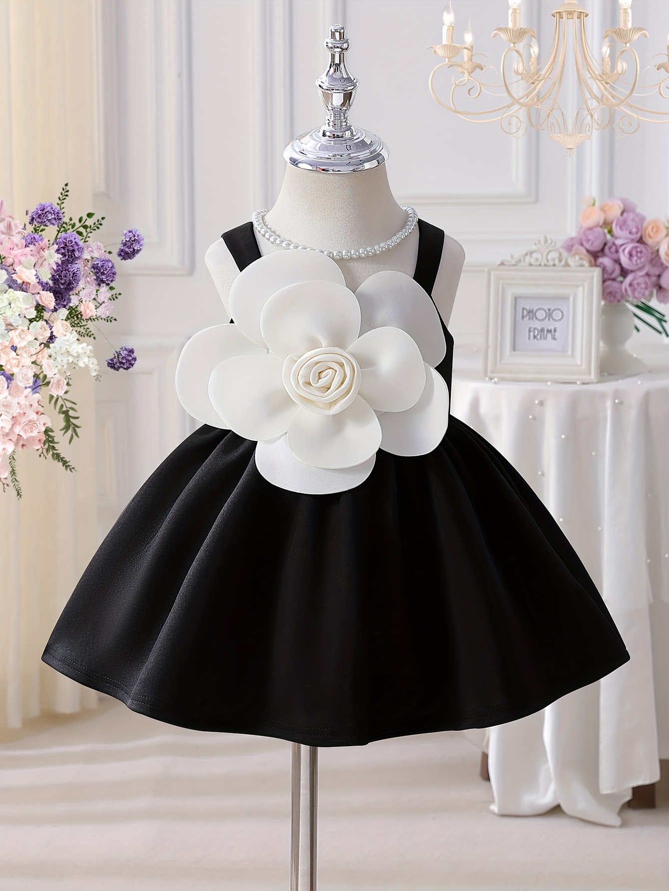 baby girl black dress sold on Temu United States