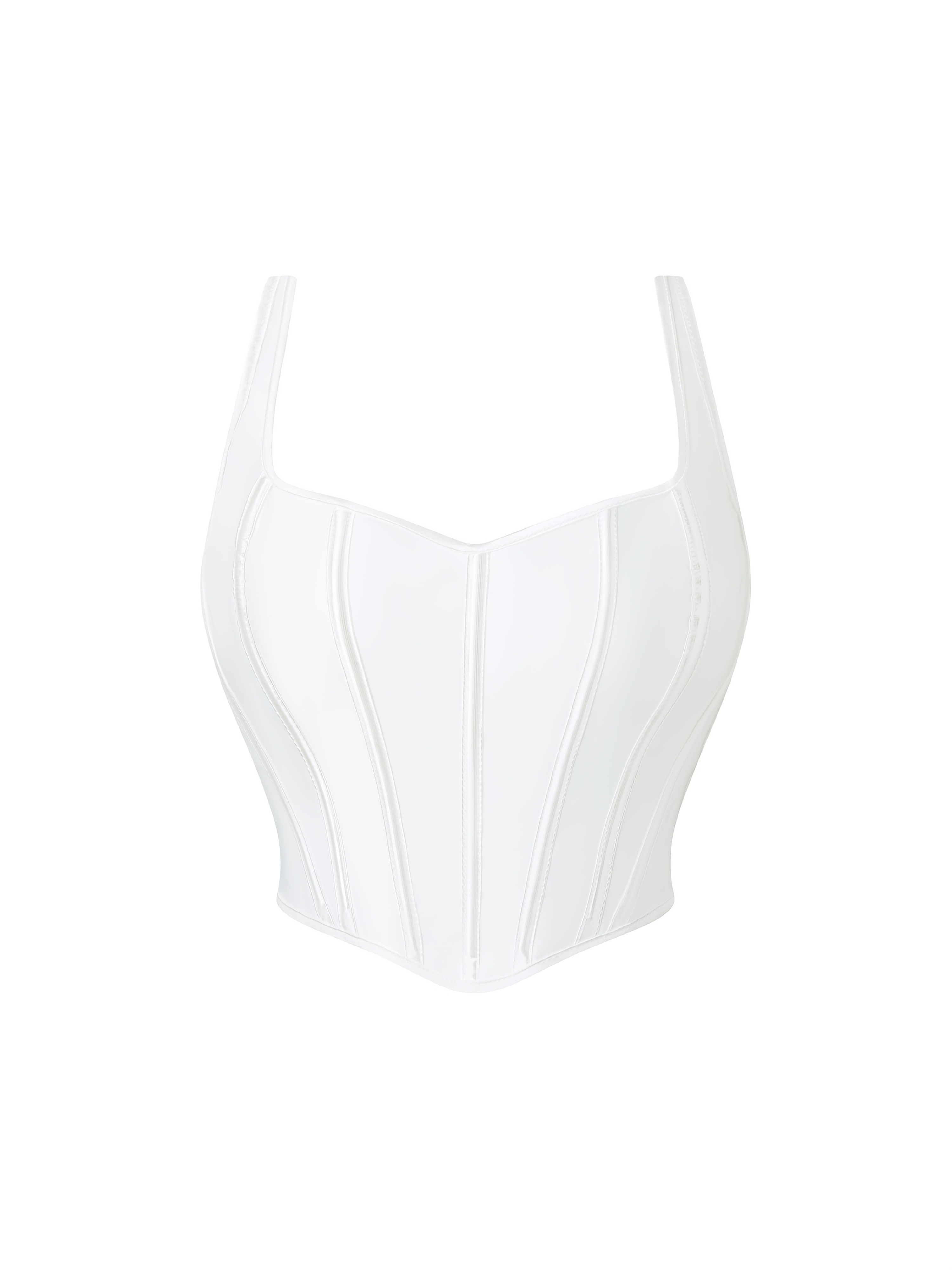 damen-bandeau-bh mit kurzen trägern, rosa polyester 90% elastan 10% strickstoff, einfarbiges schlankheitskorsett mit krawatten-detail, gewicht 101 g/m² 0