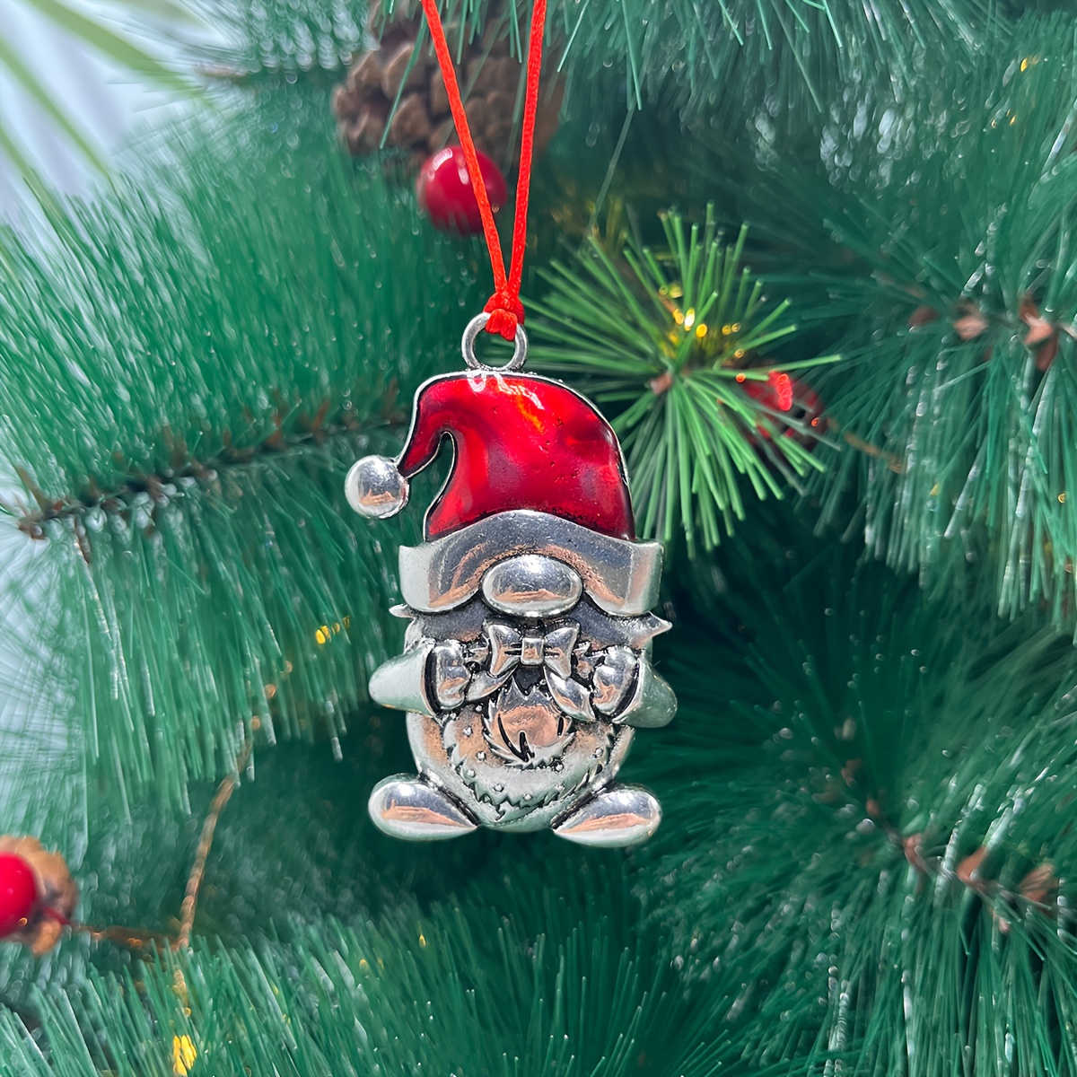 TEMU 1pc Christmas Tree Pendant, Christmas Tree Hanging Ornament, Christmas Holiday Pendant, Pendants, Drops, Finials