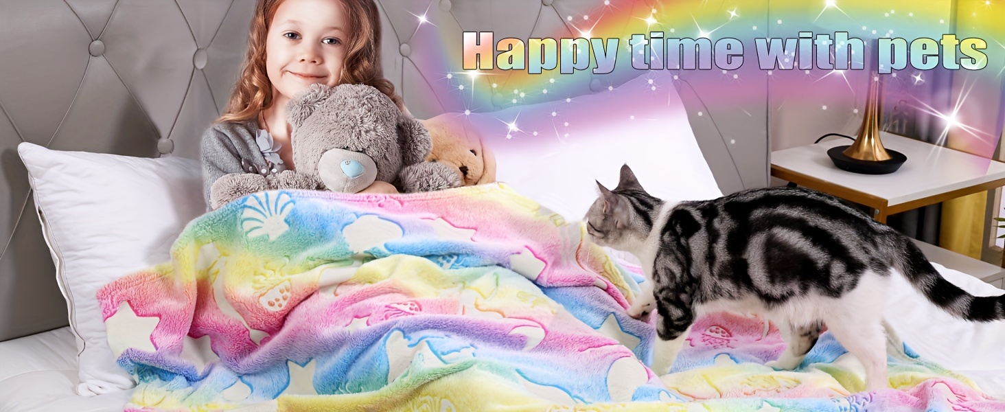 glow in dark mermaid blanket girls soft warm cozy flannel Temu Japan