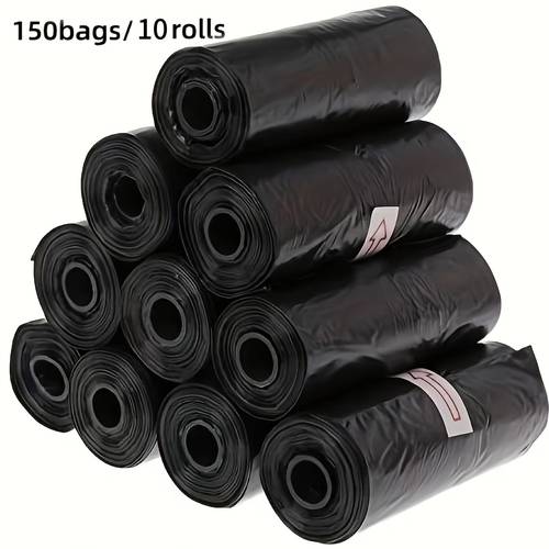 300 Bags/150 Bags, 10 Rolls/20 Rolls of Dog Waste Bags, Convenient Pet Waste Bag Refill Rolls, 1 Strong And Leak-Resistant Pet Trash Bags, Pet Cleaning Essentials