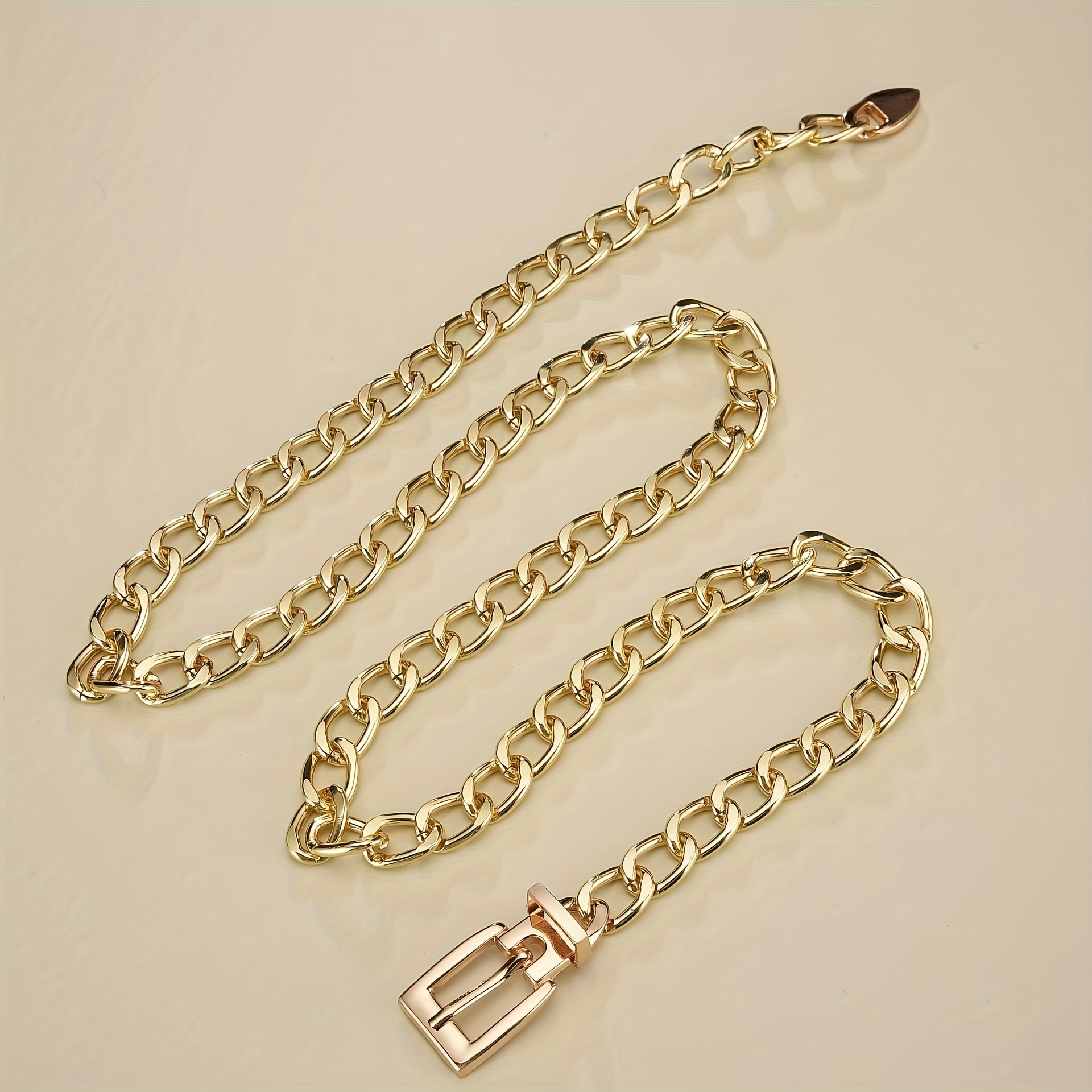 Women's Metal Chain Belt, Internet-Famous Fashion