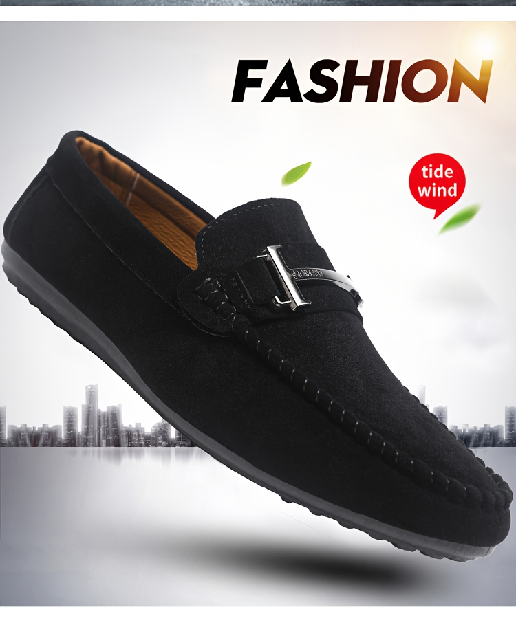 A Stylish And Upscale Pair of Men'S Casual Footwear, Designed with a Flat Round Toe And Perfect for Different Events, Offered in Several Color Options