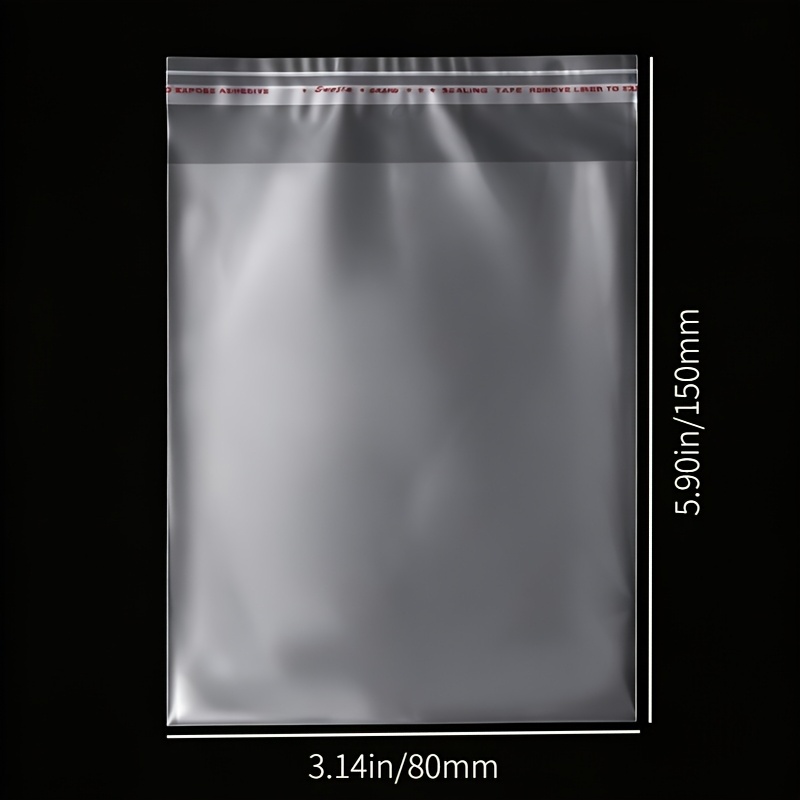 102pcs Self-Adhesive Plastic Bags for Jewelry & More