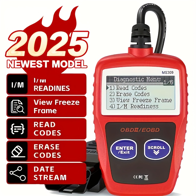 TEMU Convenient And Compact, The Newest Professional Scanner For All Cars (1996+) For Automotive : Read Trouble Codes, Clear Trouble Codes, View , I/m Readiness, And More. 100 At , Without Battery