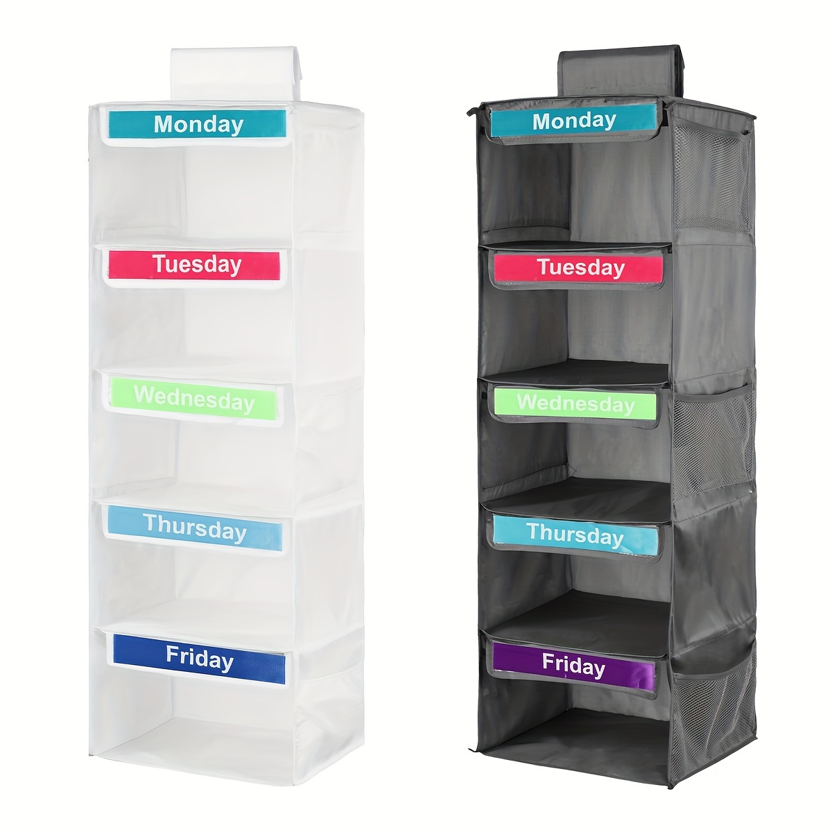 

7-day Hanging Clothes Organizer - -mounted Storage Box For , Underwear & - -saving