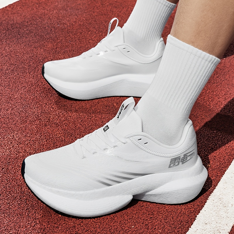 Lei Li Plaid | Flagship Platform Carbon Plate Racing Training Running Shoes for Men, Shock-Absorbing Rebound Sneakers