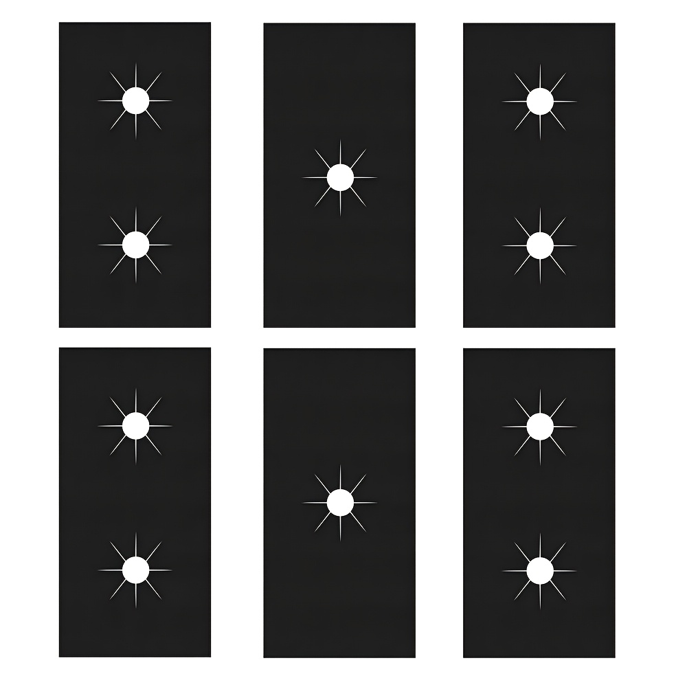 TEMU Reusable Gas Stove Top Burner Protector Mat - , Easy Clean, Heat Resistant Stovetop Guard Mats For Kitchen Appliances, Kitchen Appliance