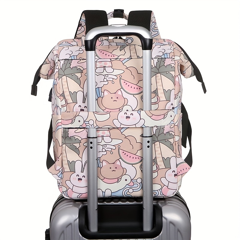 15 6 inch laptop backpack lightweight preppy style trolley - Temu New  Zealand