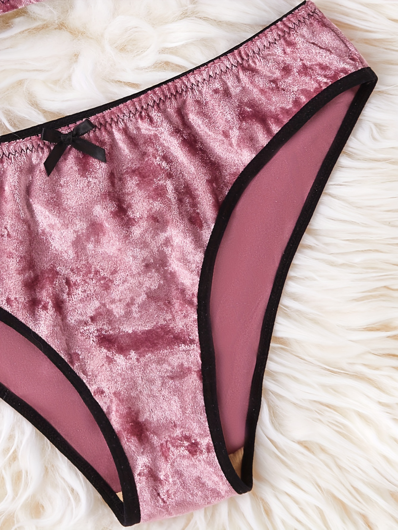 conjunto ajustado elegante conjunto lencería terciopelo Temu Ecuador