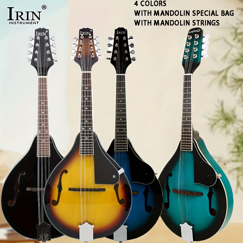 IRIN TB0111 Bandolim Instrumento Musical Nacional Guitarra de Oito Cordas Instrumento Musical Ocidental Bandolim Guitarra Bandolim