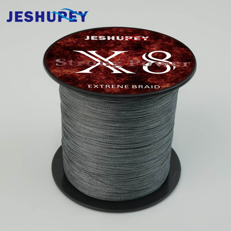 

Jeshurey 500m/546yd 8-strand Braided Fishing Line, High-durability Pe Material, Strong Tackle For Long Casts, In 13lb-88lb Strength, Grey