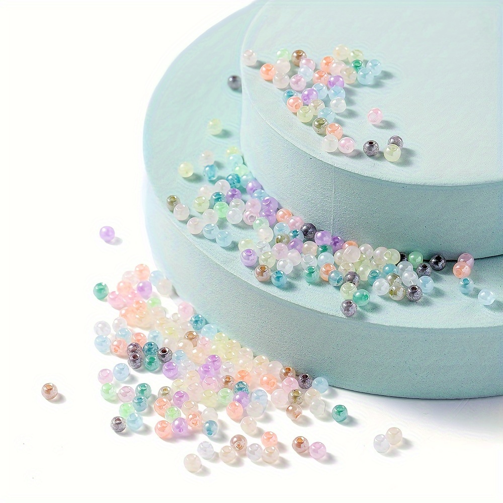 YITOHOP Lot de 36 000 perles de rocaille en verre de 2 mm 48 couleurs pour fabrication de bracelets et de bijoux, assortiment de perles pour adultes et filles, petites perles pour