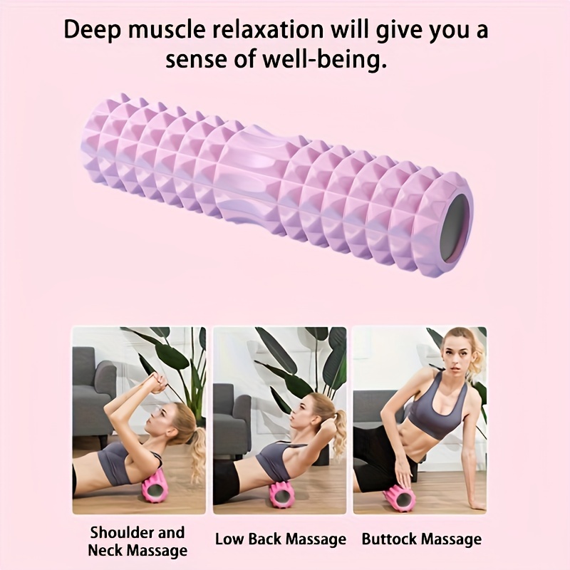 1pc compact and durable mini foam roller durable eva massage roller for back workouts and increased mobility ideal for yoga pilates and the gym details 7