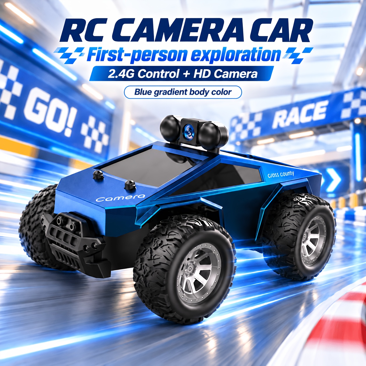 TEMU Coche Teledirigido con Cámara, ¡ en la Exploración de la Principal - Reducida 1/28, Equipado con Cámara, 2.4Ghz, Control Multi-, Drifting en