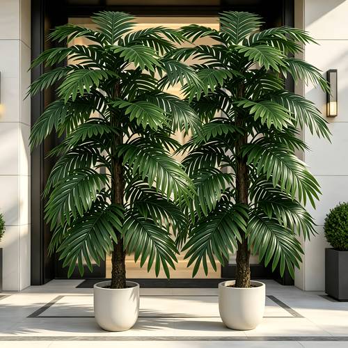 121cm giant artificial palm tree outdoor simulated greenery 99 06cm extra long trunk evergreen throughout maintaining a posture year round suitable for indoor and outdoor settings such as living rooms