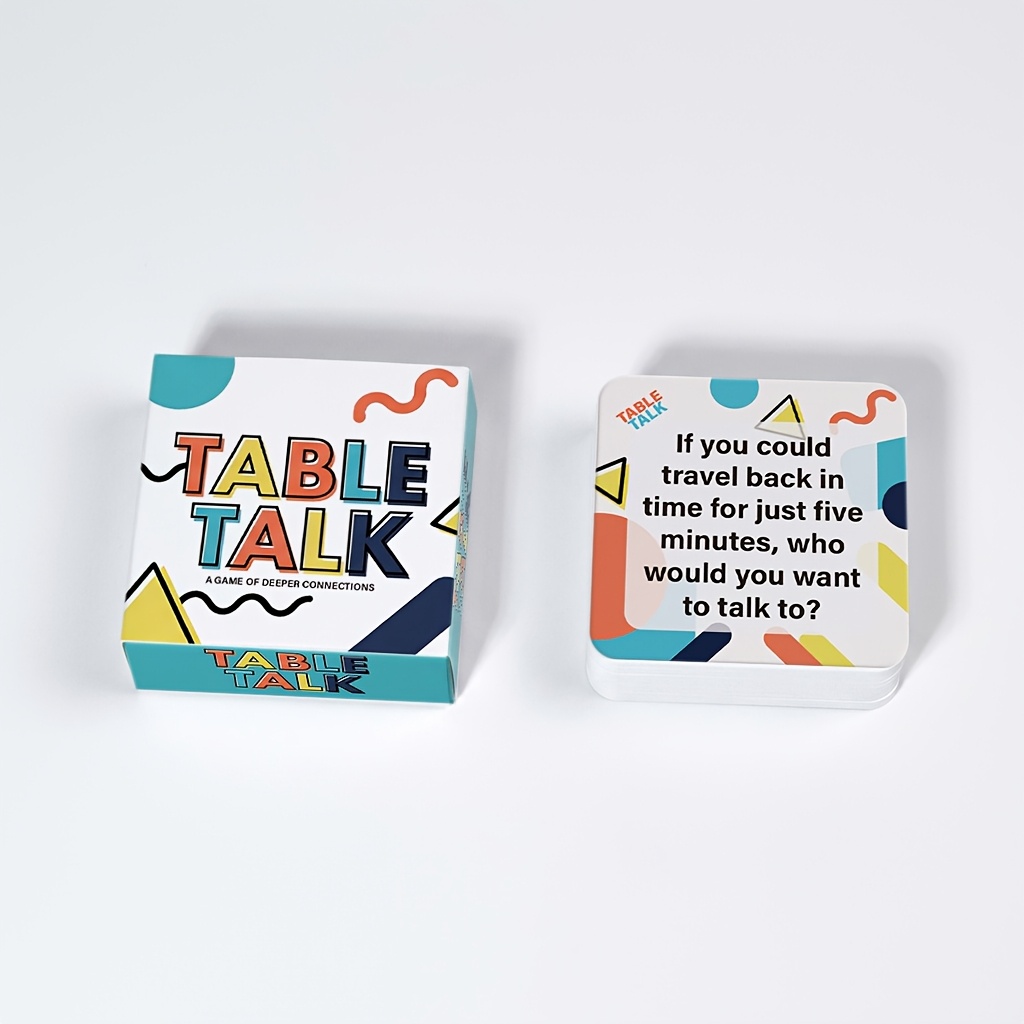 Table Talk Game Cards for Couples and Social Gatherings