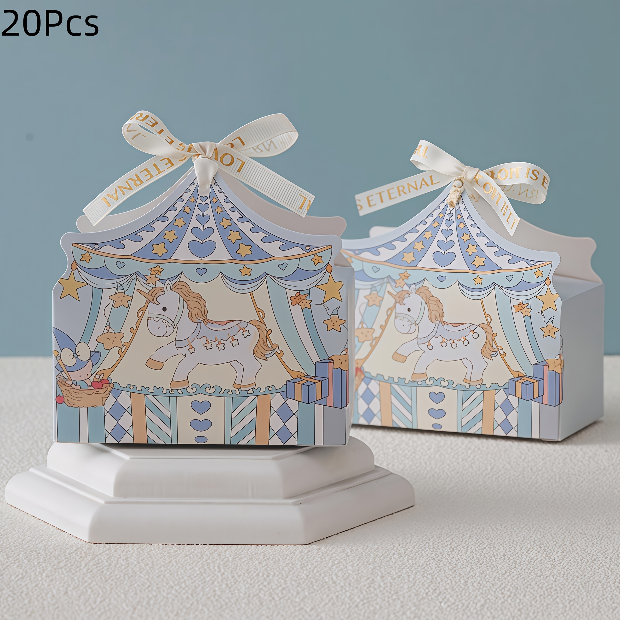TEMU 20 Paquetes de Cajas de Dulces Creativas con Diseño de , Decoración de , Cajas para Favores de Boda, Nuevas Cajas de Empaque para Dulces de Boda
