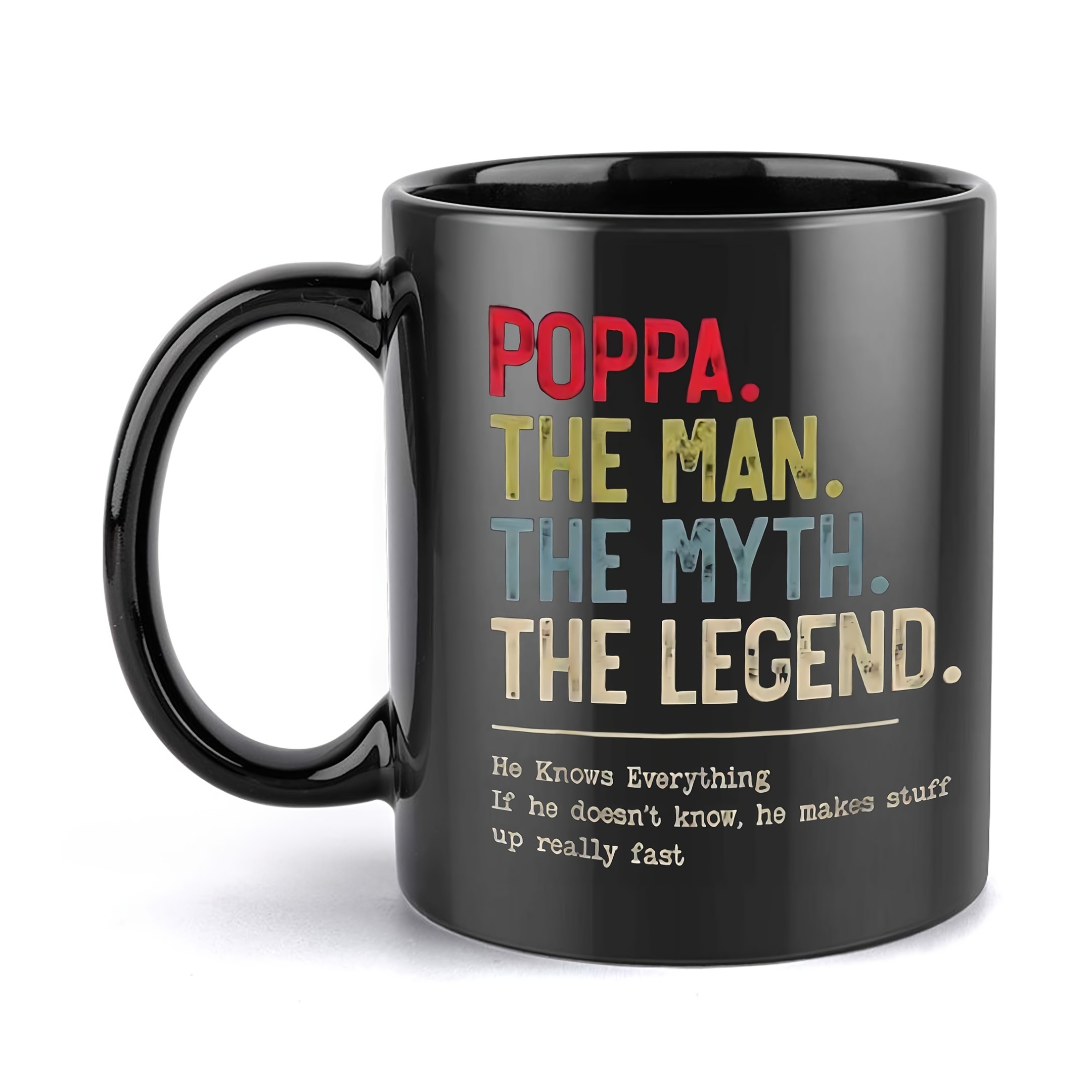 TEMU 1pc,,legend Funny Mug, 11oz Ceramic Water Cup, Gift Coffee Cup, Decorative Cup, Ideal Birthday And Holiday Gift, Very Suitable For Office//party