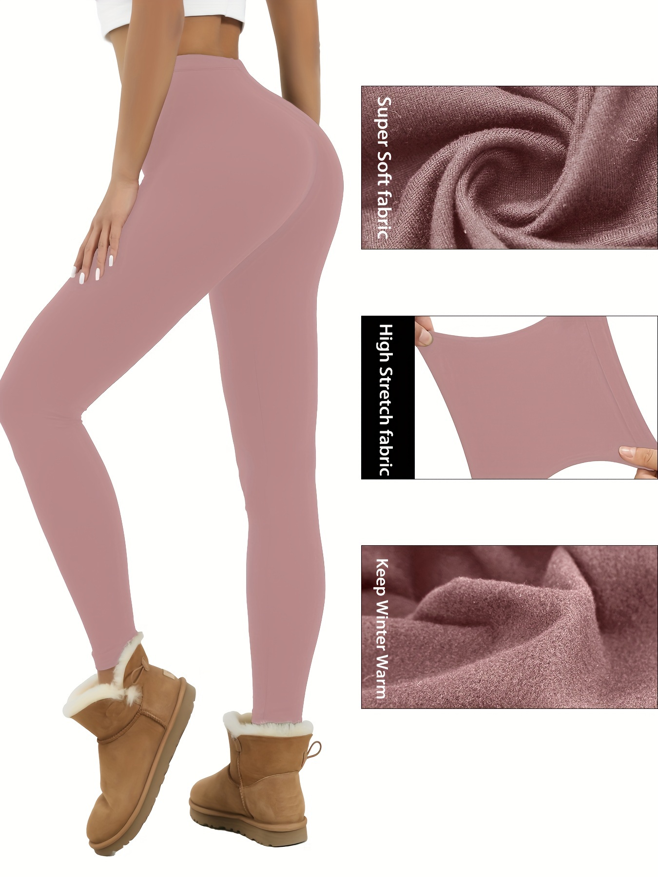 Pink Skinny Super Soft Super Stretch Leggings, Leggings