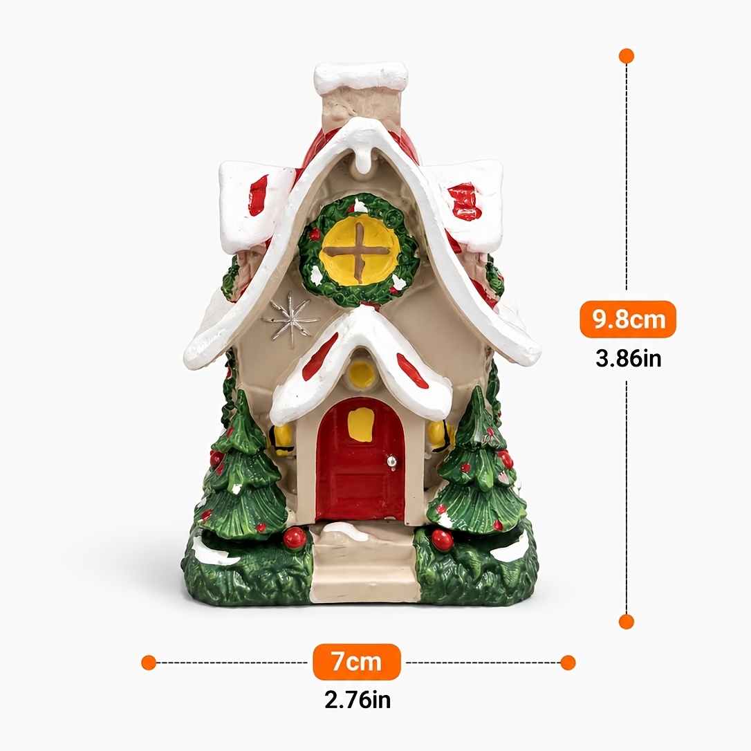 TEMU 1pc Resin Ornament Suitable For Christmas, Hanukkah, Easter & Thanksgiving Decorations - Suitable For Home Desktop Tabletop Holiday Atmosphere