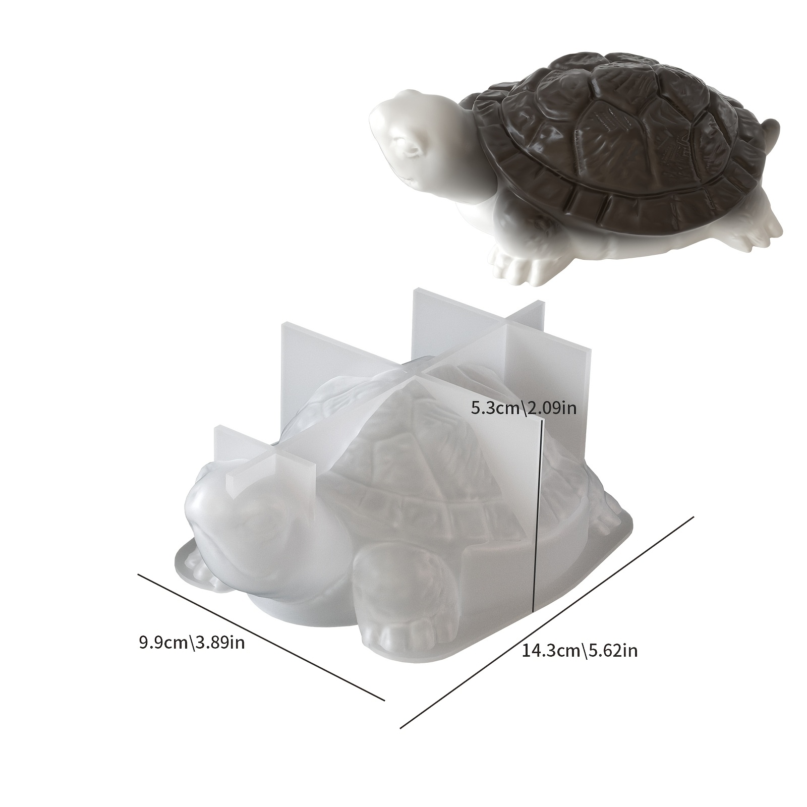 Candle Mold, 3d Turtle Silicone Candle Mold For Diy Handmade Animal-shaped Scented Soap, Garden Candle, Resin Craft Casting Mold, Home Decor Gift
