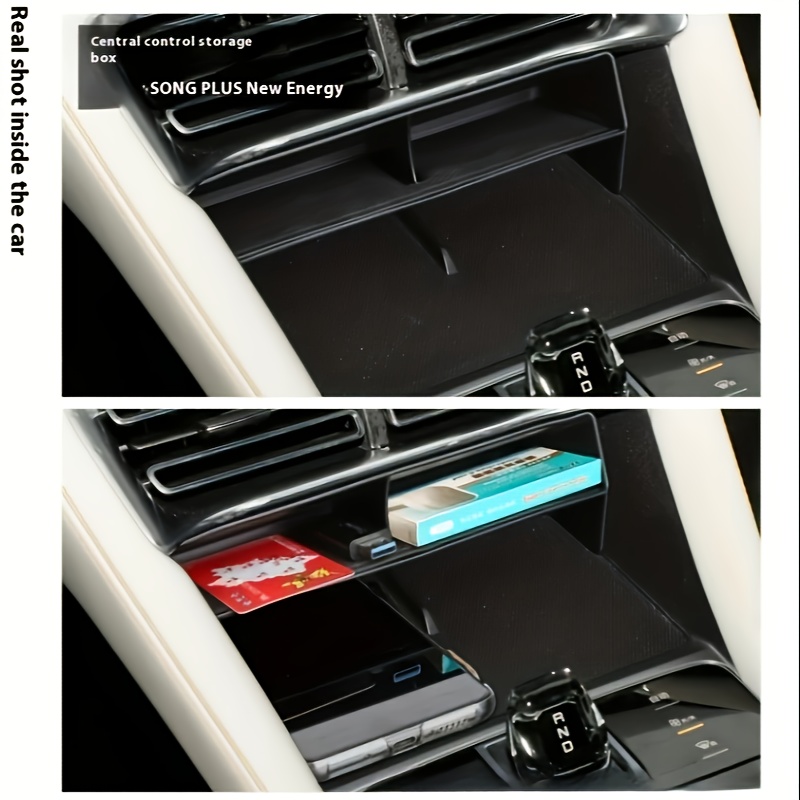 Console Organizer With Cup Holder And Storage Box For U, , 6, Song Plus Edition Models From 2023 To 2025, Featuring Large Compartments For Car Interior Additions